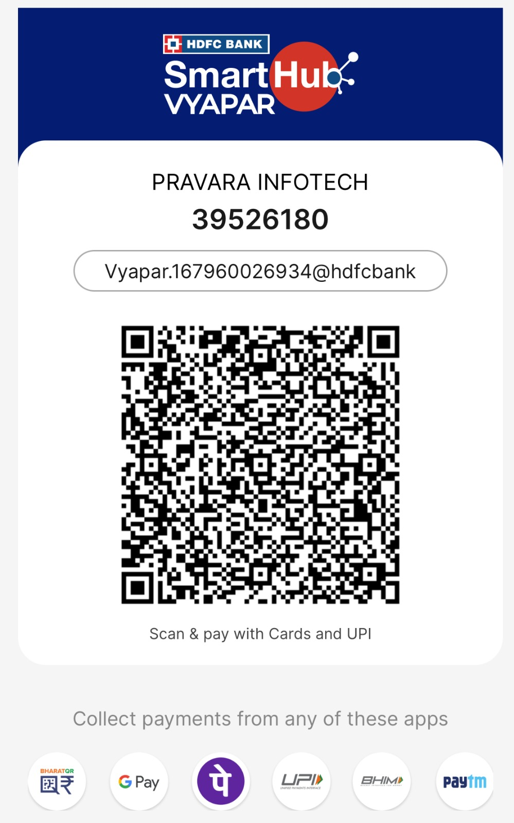 Payment QR Code